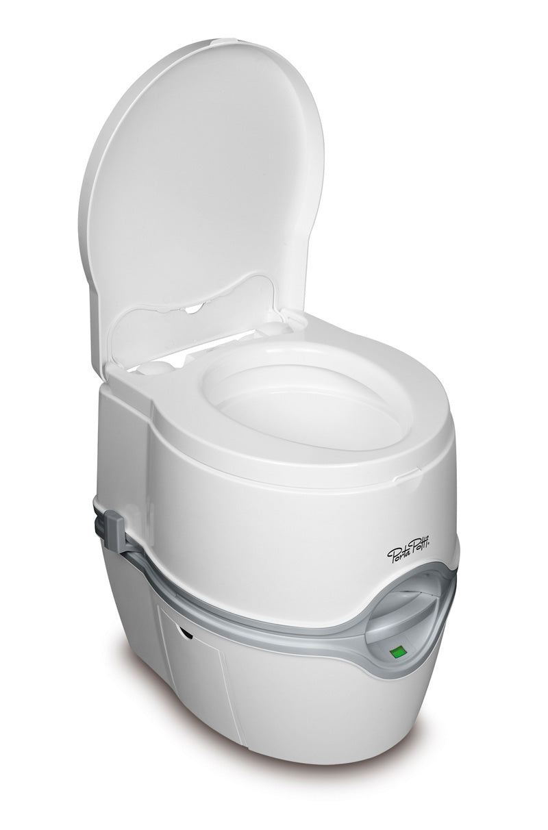Thetford Porta Potti 565E Portable Electric RV Toilet – White/Gray 92306 - Used RV Parts