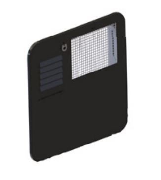 Suburban RV Water Heater Access Door – Black for 6 Gallon SAW6 Model | Bolt-On - Used RV Parts