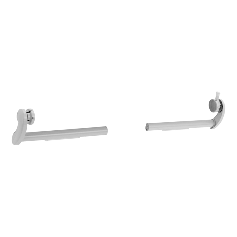 SlideTopper Awning Bracket Dometic 90 Degree Short White Set 9800018.402B