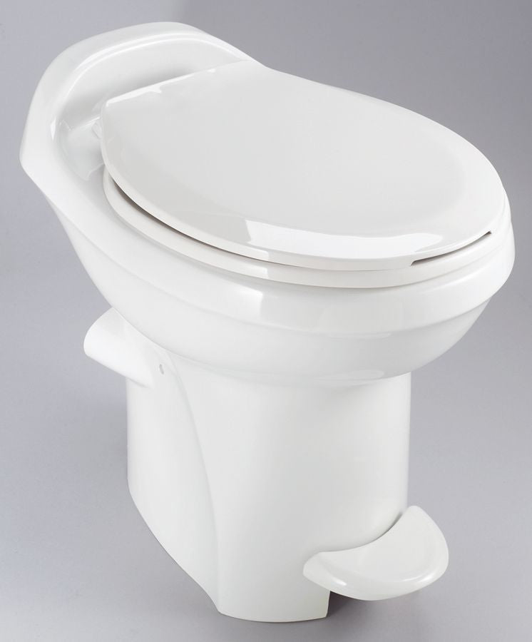 Thetford Aqua-Magic Style Plus High Profile RV Toilet – Pedal Flush, White 34429 - Used RV Parts