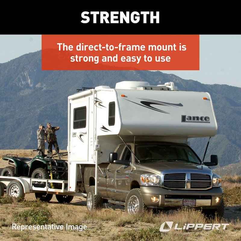 HappiJac FT-DR10 Camper Tie Down System – Frame Mount, (Set of 2) 236326