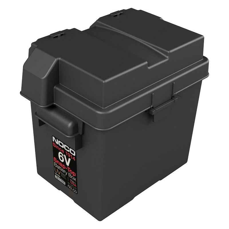 6 Volt Snap-Top Battery Box Vented – NOCO BG6V (HM306BKS)