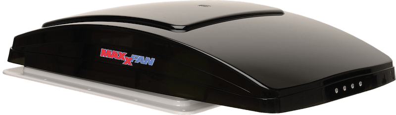 MaxxFan Deluxe 14"x14" Manual RV Roof Vent & Built-In Rain Cover 00-06401K - Used RV Parts