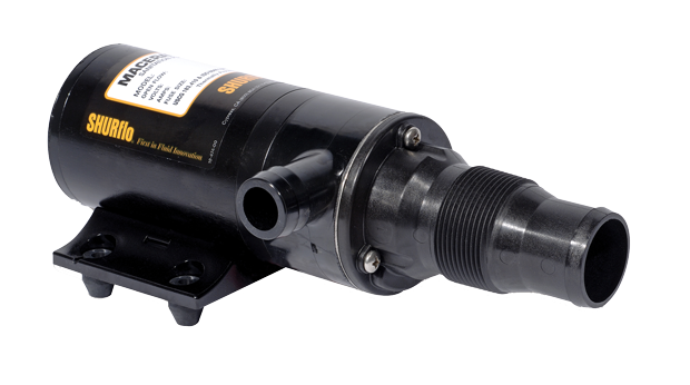Bomba trituradora SHURFLO de 12 V para sistemas de descarga de residuos: 10 GPM