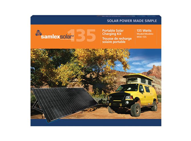 Samlex 135W Portable Solar Kit MSK-135 – Foldable Panels MSK-135 - Used RV Parts