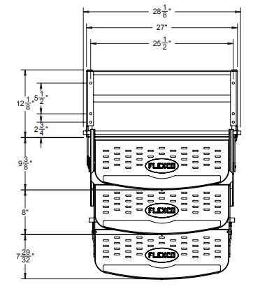 Triple Manual RV Entry Steps – 24" Width SMFP-3100
