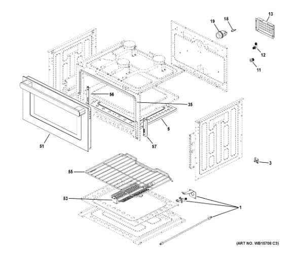 GE Profile 3-Burner Drop-In Propane Cooktop – 12V Spark Ignition PLD617RTSS