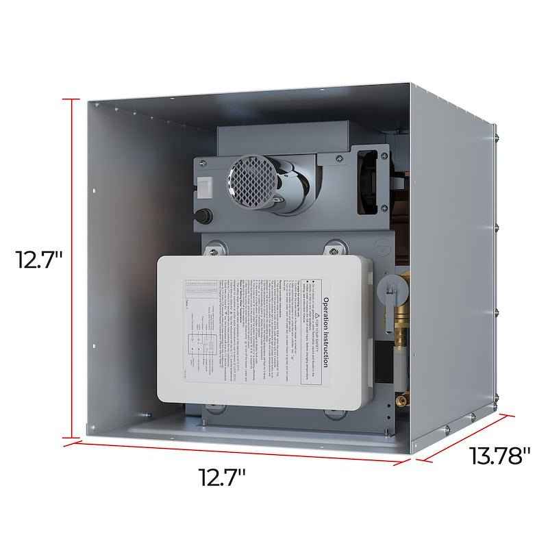 Fogatti InstaShower 8 Plus FS08B1S RV Tankless Water Heater – LP, On-Demand