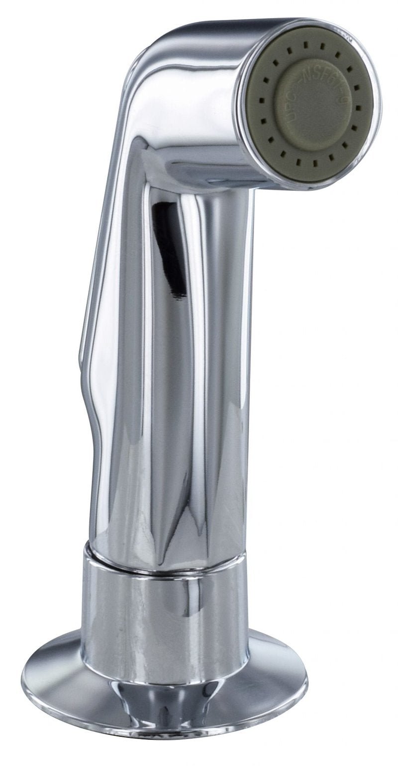 8-Inch Gooseneck Kitchen Faucet – Dual Lever, Chrome Finish, Stainless Steel - Used RV Parts