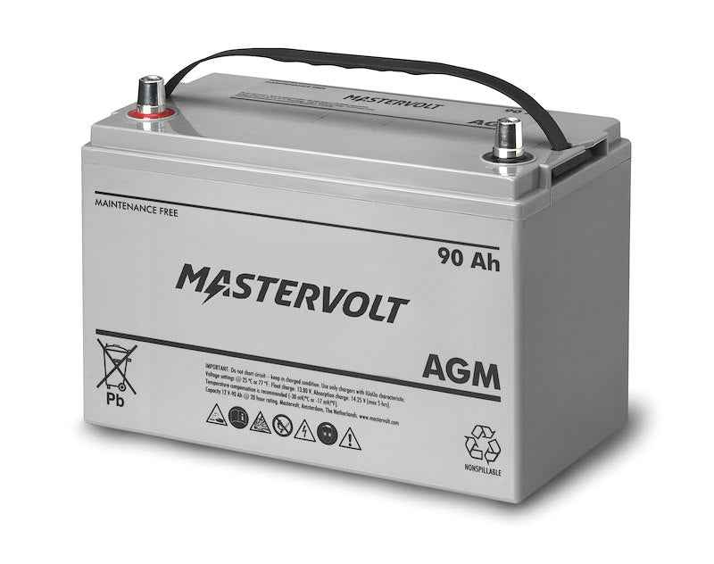 12V Group 31 AGM Marine Starting Battery 90Ah 570 CCA – Mastervolt 62000900