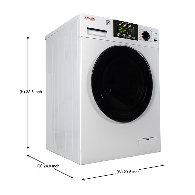 18 lb White Washer Dryer Combo – Vented/Condensing, 110V