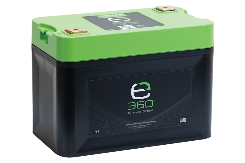 RV Marine Lithium Battery Expion360 Group 27 100Ah 12.8V EX-G27-100C
