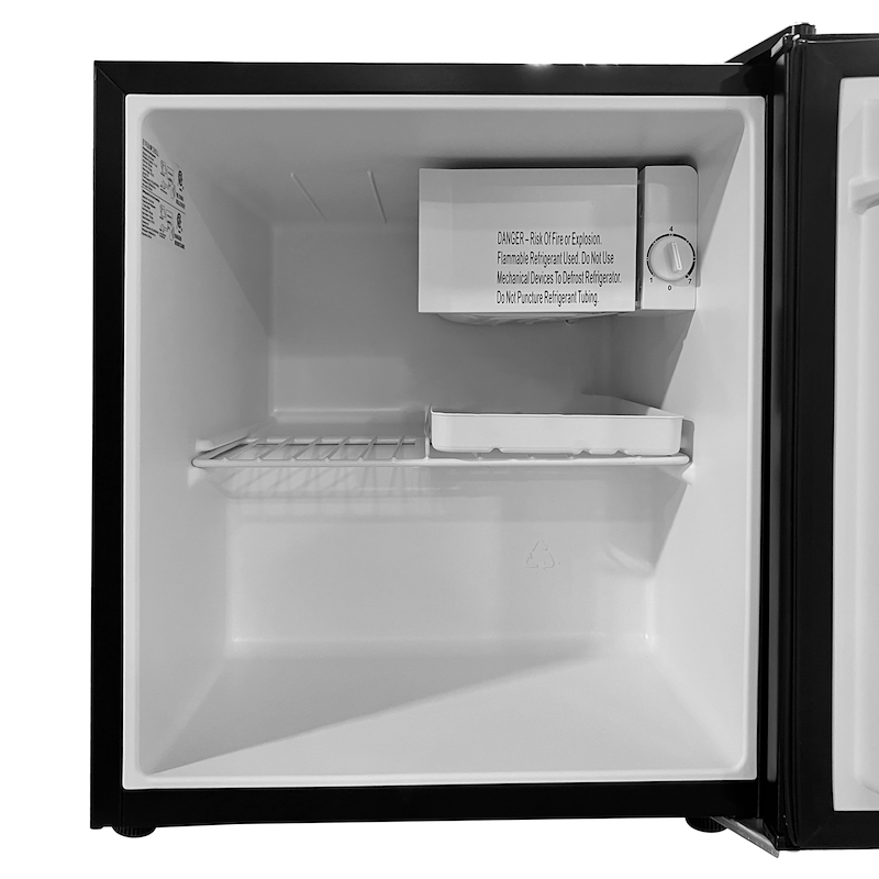 Everchill 1.7 Cu Ft Portable RV Refrigerator with Freezer, Reversible Door, 12V