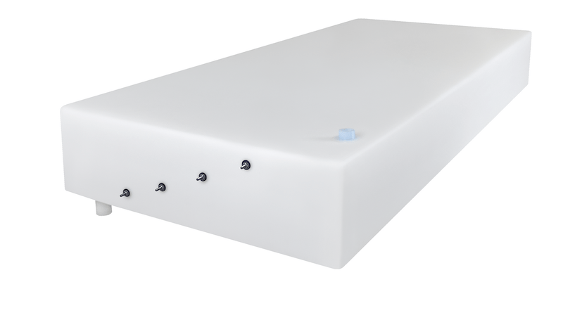 38 Gallon Jayco Fresh Water Tank - White - 55" (L) x 24" (W) x 7" (H)