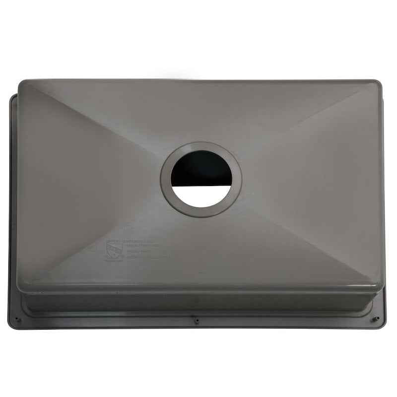 25" Single Bowl RV Kitchen Sink – Stainless Look ABS Drop-In