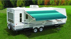 Carefree Fiesta RV Patio Awning – 12' x 8' Manual/Electric EA128D00 - Used RV Parts