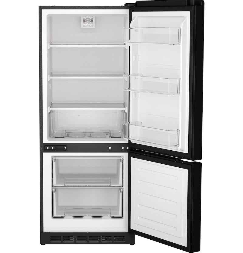 GE Profile 12V RV Refrigerator – 10 Cu. Ft. Bottom Freezer, Stainless, Turbo Cool