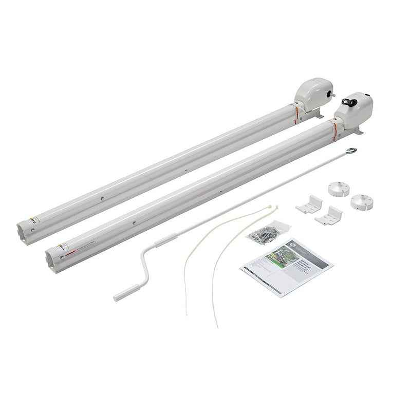 Solera 69" Manual Awning Arm Set – White | 2-Position Pitch | 434728