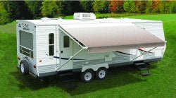 Carefree Fiesta 20' RV Patio Awning – Silver Electric/ Manual - EA206D00 - Used RV Parts