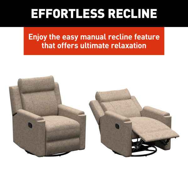 Thomas Payne Swivel Glider RV Recliner – Dellmead Beige 2024044211