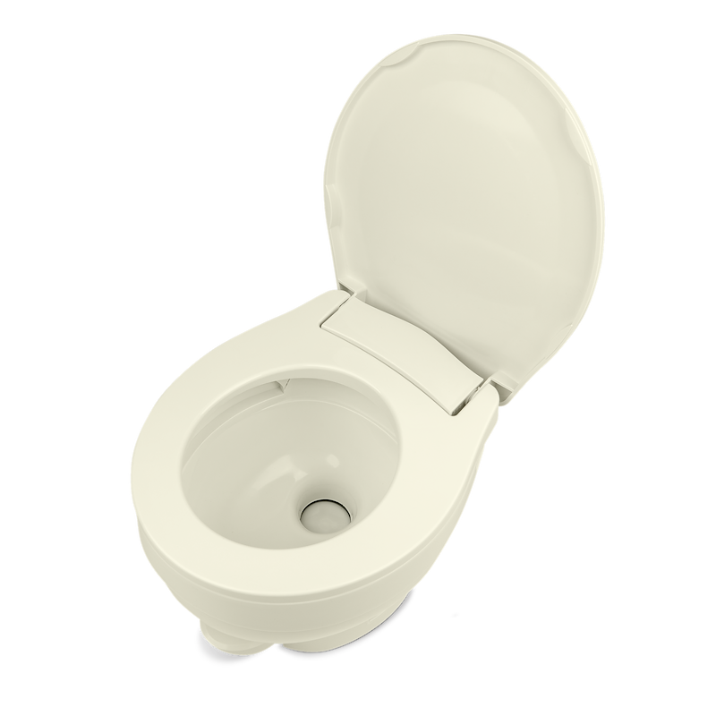 Thetford Aqua-Magic VI Low Profile RV Toilet – Pedal Flush, Parchment 31834 - Used RV Parts