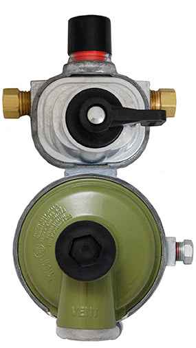 Marshall Excelsior MEGR-253HP RV Propane Regulator – 2-Stage, Vertical Mount