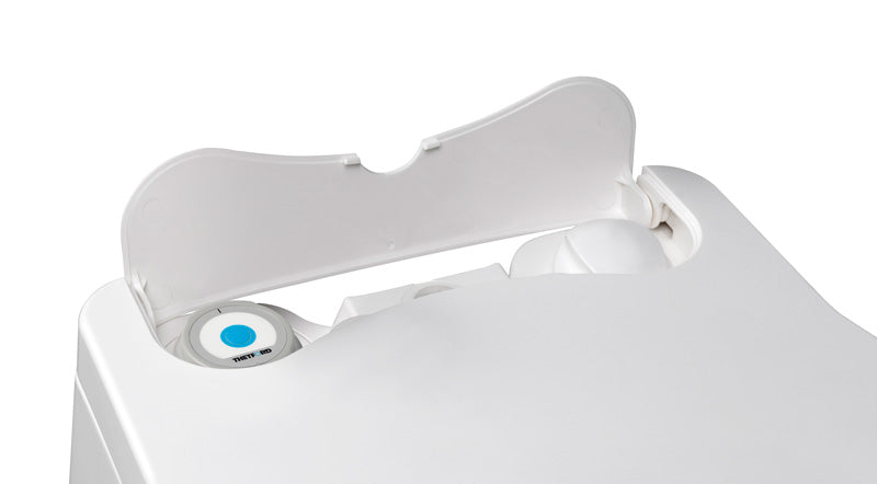 Thetford Porta Potti 565E Portable Electric RV Toilet – White/Gray 92306 - Used RV Parts