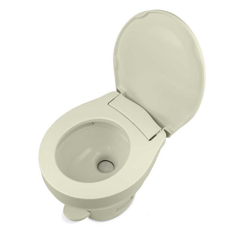 Thetford Aqua-Magic VI High Profile RV Toilet – Pedal Flush, Parchment 31836 - Used RV Parts