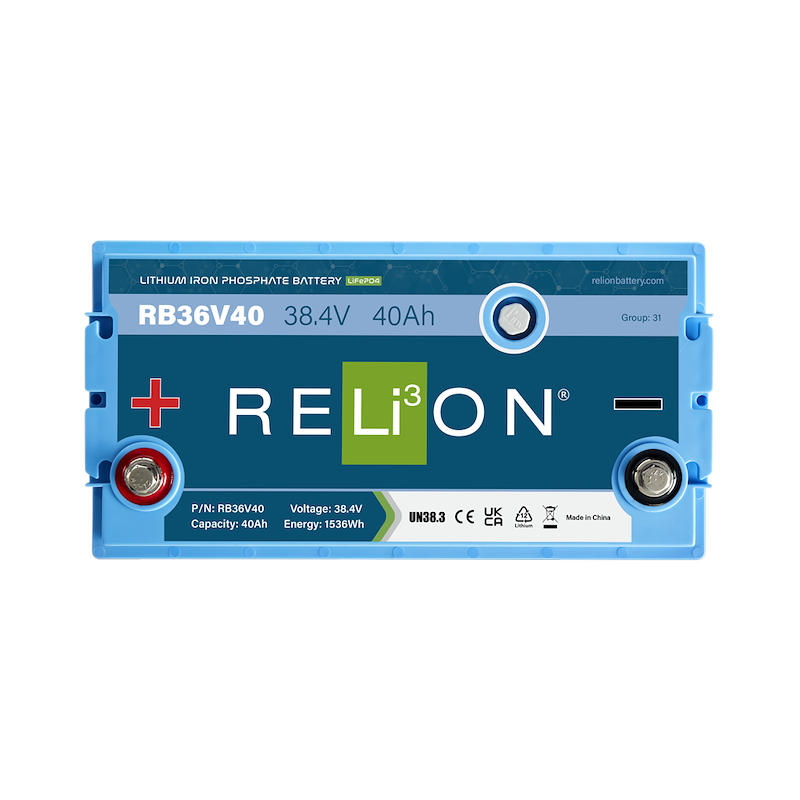 RELiON Lithium Battery RB36V40 Group 31 36V 40Ah Marine Deep Cycle