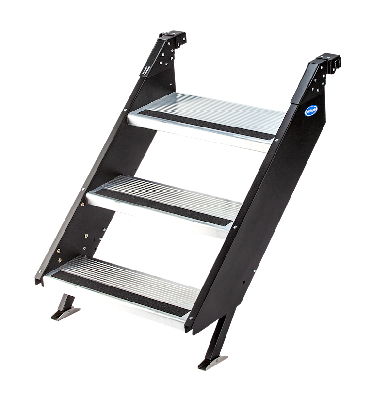 RV Entry Step – 3-Step Aluminum Quick-Release RV Steps – STP-222