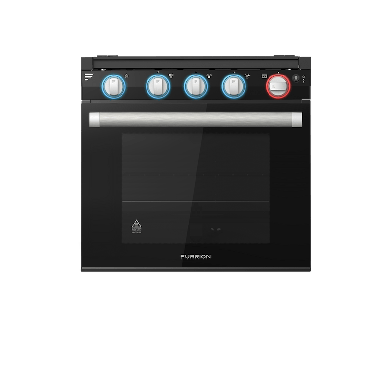 Furrion Greystone 21-Inch 3-Burner Propane Range with Oven and Foldable Glass Top - Used RV Parts