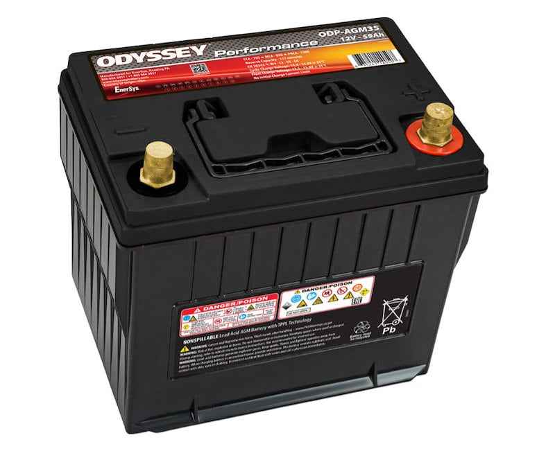 Marine Deep Cycle Battery Odyssey Group 35 59Ah 765CCA ODP-AGM35
