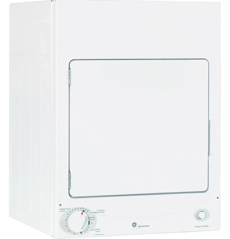 Sécheuse compacte à évacuation GE Spacemaker® de 3,6 pi³ – 120 V, empilable