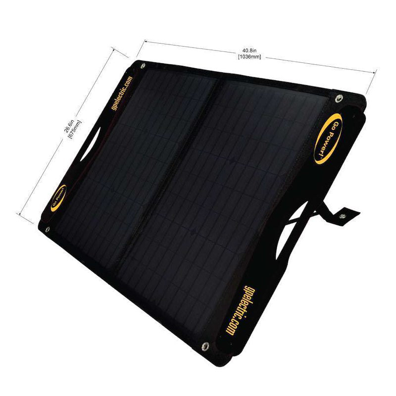Go Power DuraLite 100W Expansion Solar Kit GP-DURALITE-100E – Foldable Portable - Used RV Parts