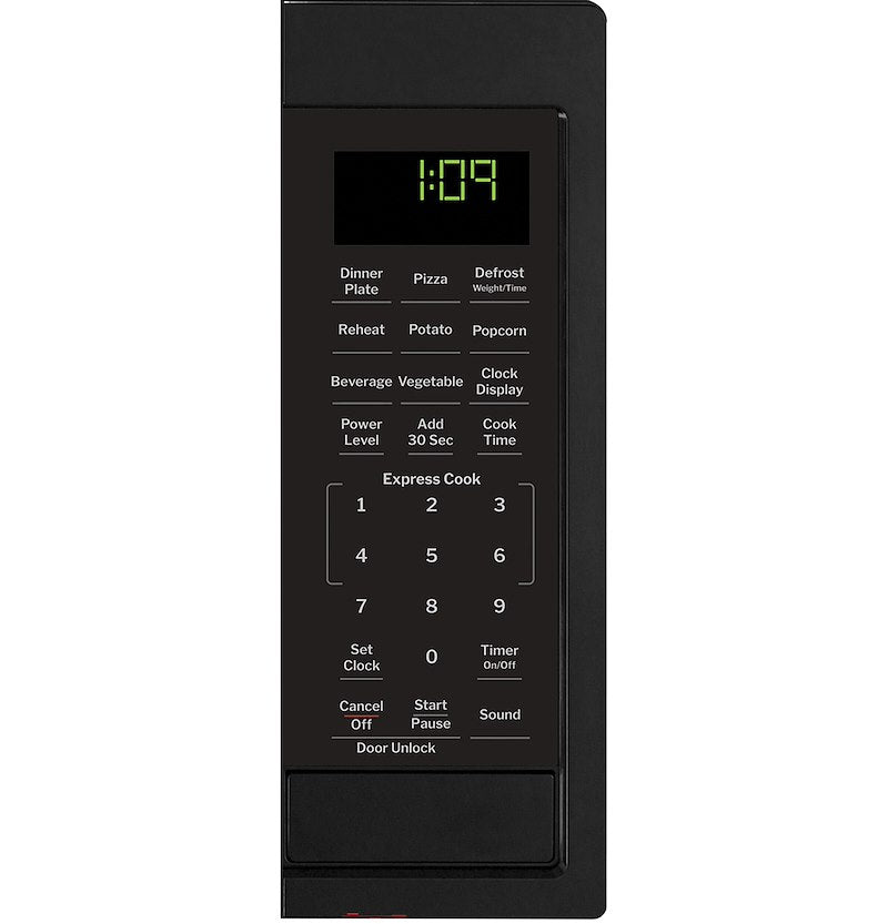0.9 Cu. Ft. RV Microwave Oven – 900W, Touchpad, Black w/ Turntable & Child Lock