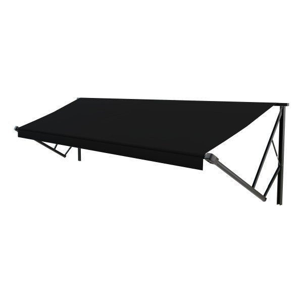 Solera 15' RV Patio Awning Fabric Roller Assembly  – Solid Black | 8' Extension - Used RV Parts