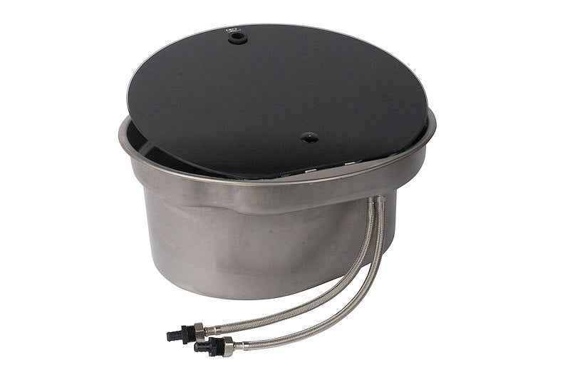 CAN SRL 16" Stainless Steel Countertop Sink with Fold-Down Spigot