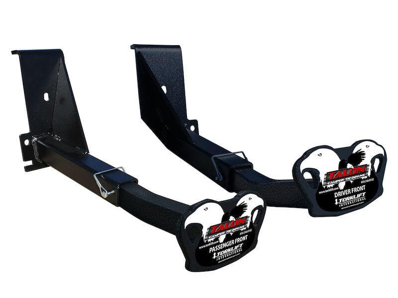 Torklift Talon Frame-Mounted Camper Tie Downs – Aluminum (Set of 2) F3008A - Used RV Parts