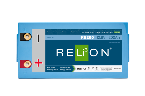 RELiON Legacy Series Lithium Battery RB200 Group 8D 12V 200Ah Marine Deep Cycle