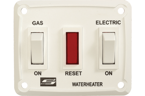 Suburban RV Water Heater Power Switch – Wall Mount, 12V, White - 232882