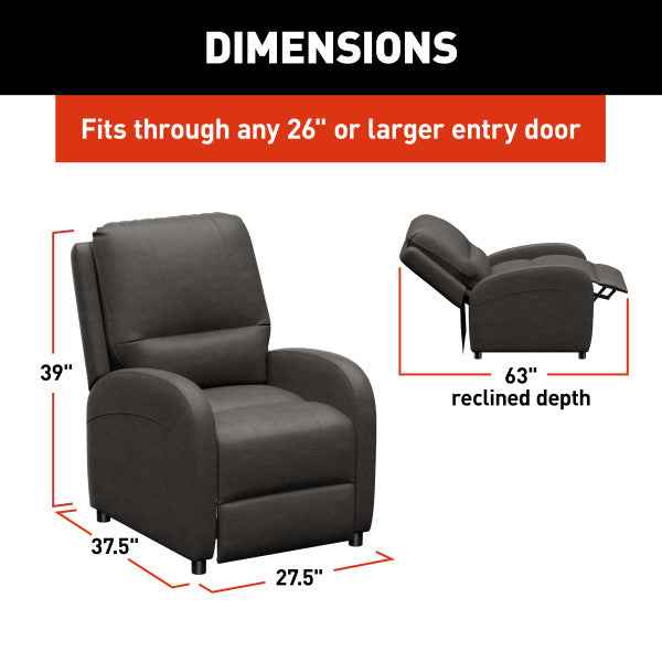 Thomas Payne Pushback Recliner – McCoy Brown 2024044214