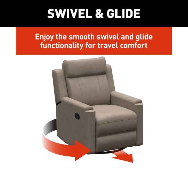 Thomas Payne Swivel Glider Recliner – Driftwood – 2024044209