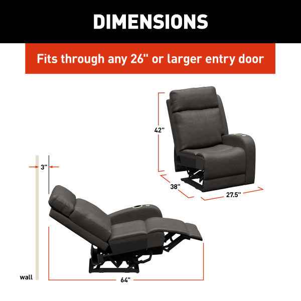 Thomas Payne Seismic Theater Left-Hand Recliner – McCoy – 2024044201