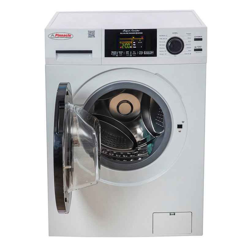 White 15 lb Washer Dryer Combo – 110V, Convertible Drying 22-4600 L W