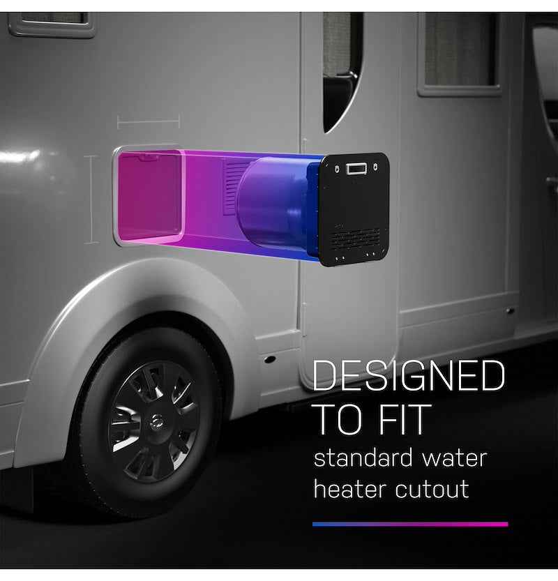 GE 10 Gallon Dual Fuel Gas-Electric RV Hot Water Heater – PR10DSATBA, 10000 BTU