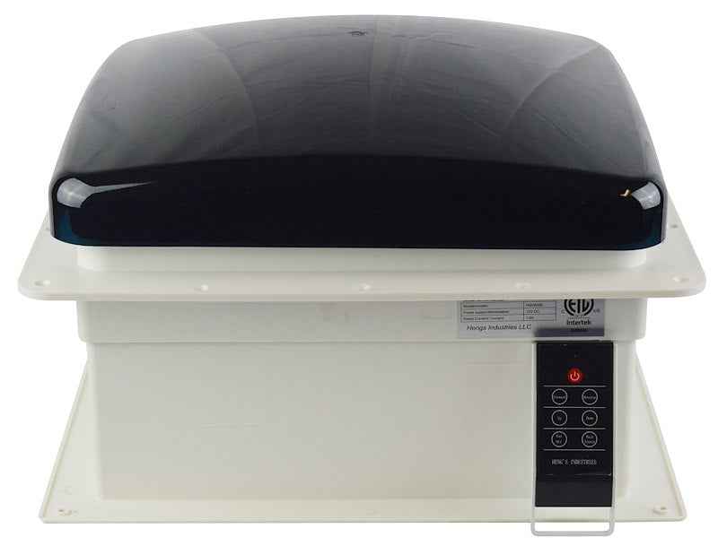 Heng’s Roof Vent SV4113-G4 with Remote & Rain Sensor| Smoke Lid | Powered Opening