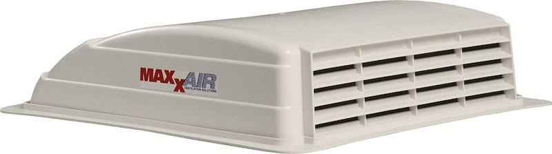 MAXXAIR Mini Vent Deluxe 00-03801 with LED Light - Manual Opening, White
