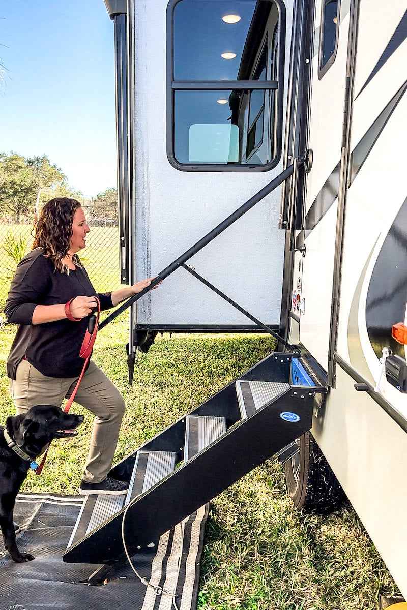 RV Step Hand Rail – Safe-T-Rail Telescoping RV Entry Rail | SP56-469