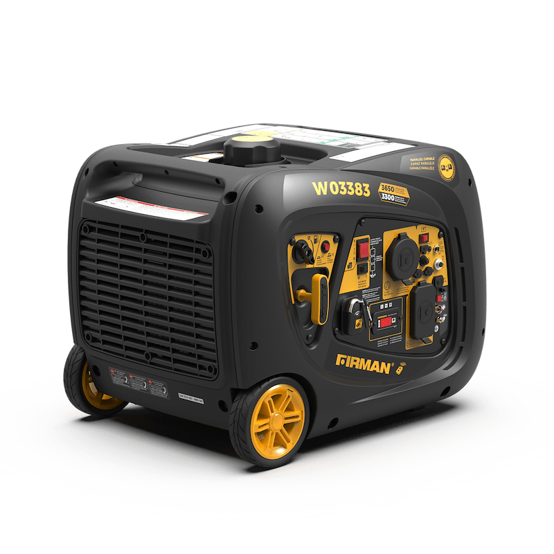 Whisper W03383 Inverter Generator - 3650W, Gasoline, Electric/Remote Start, Portable - Used RV Parts