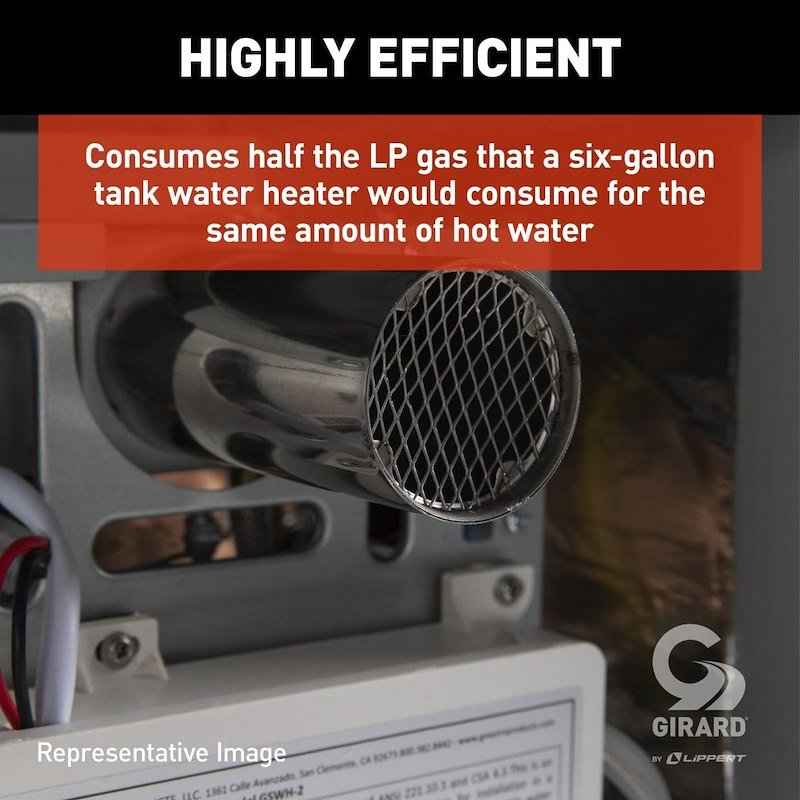 Girard 42,000 BTU LP Propane Tankless Hot Water Heater 2GWHAM